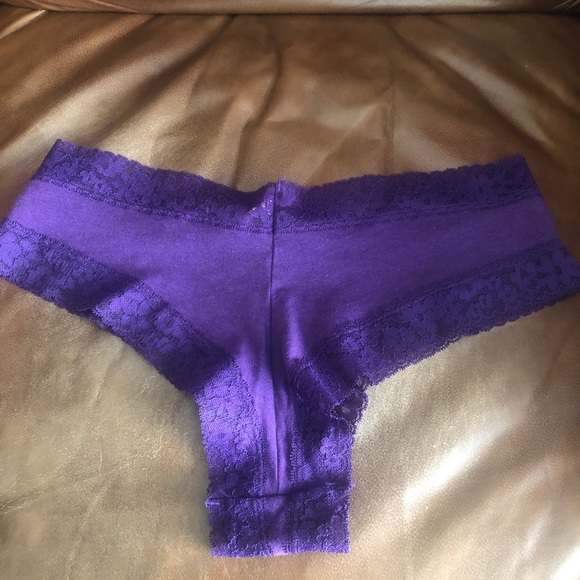 Victoria’s Secret Cheeky cotton lace panty underwear Size L - Picture 5 of 5